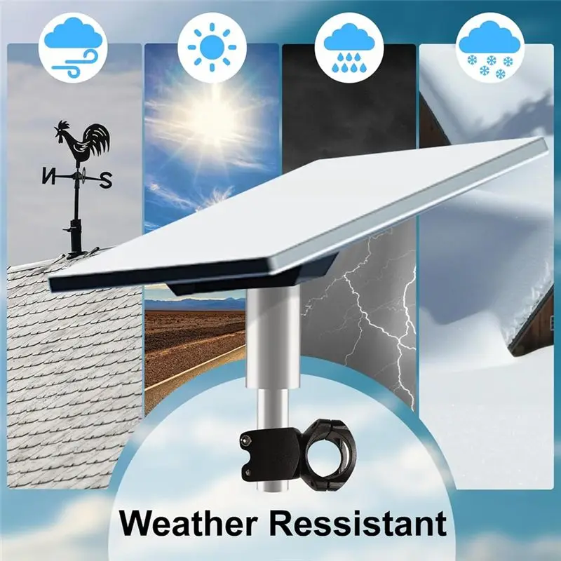 Classy-For Starlink Mini Mount Kit For RV, Yacht, Camper - Roof Rack & Pole Clamp Mount With Stainless Steel Pipe