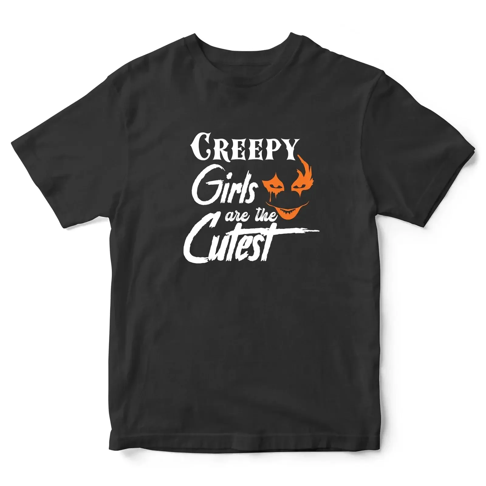 Halloween Mädchen T Shirt Gruselig Sind Die Süßesten Personalisiert Spooky vintage Washed Comfortable Stylish Unisex Slightly