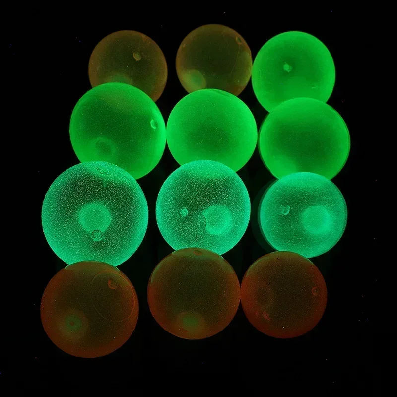 Decompressie Glow-in-the-dark Stuiterende Bal Kleverige Muur Bal Stress Relief Vent Glow-in-the-dark Bal Zuigen Muur Speelgoed Ballen