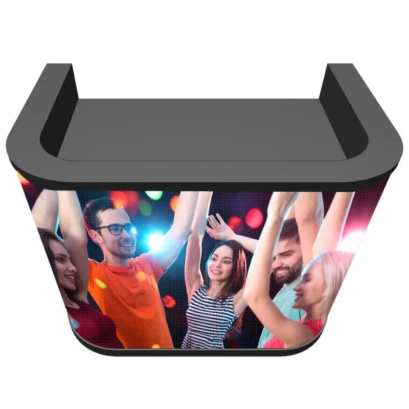 DJ Photo Booth Events Celebration Zwart Draagbaar P 2.5 Indoor Full-Color voor nachtbars en muziekanimatie en grafisch LED-display