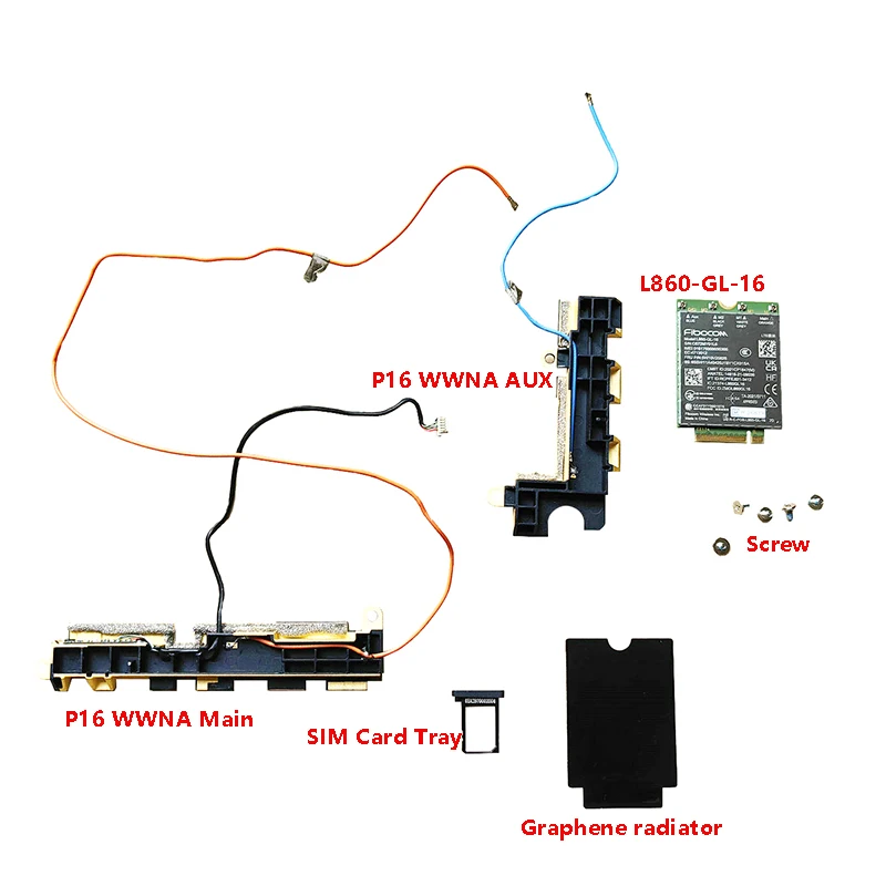 Fibocom L860-GL-16 LTE Cat16 module for Thinkpad X1 Nano Gen2 T15p P15v P16 Z16 Z13 Gen1 T14s X13 L15 L14 T16 P16s Gen3 Laptop