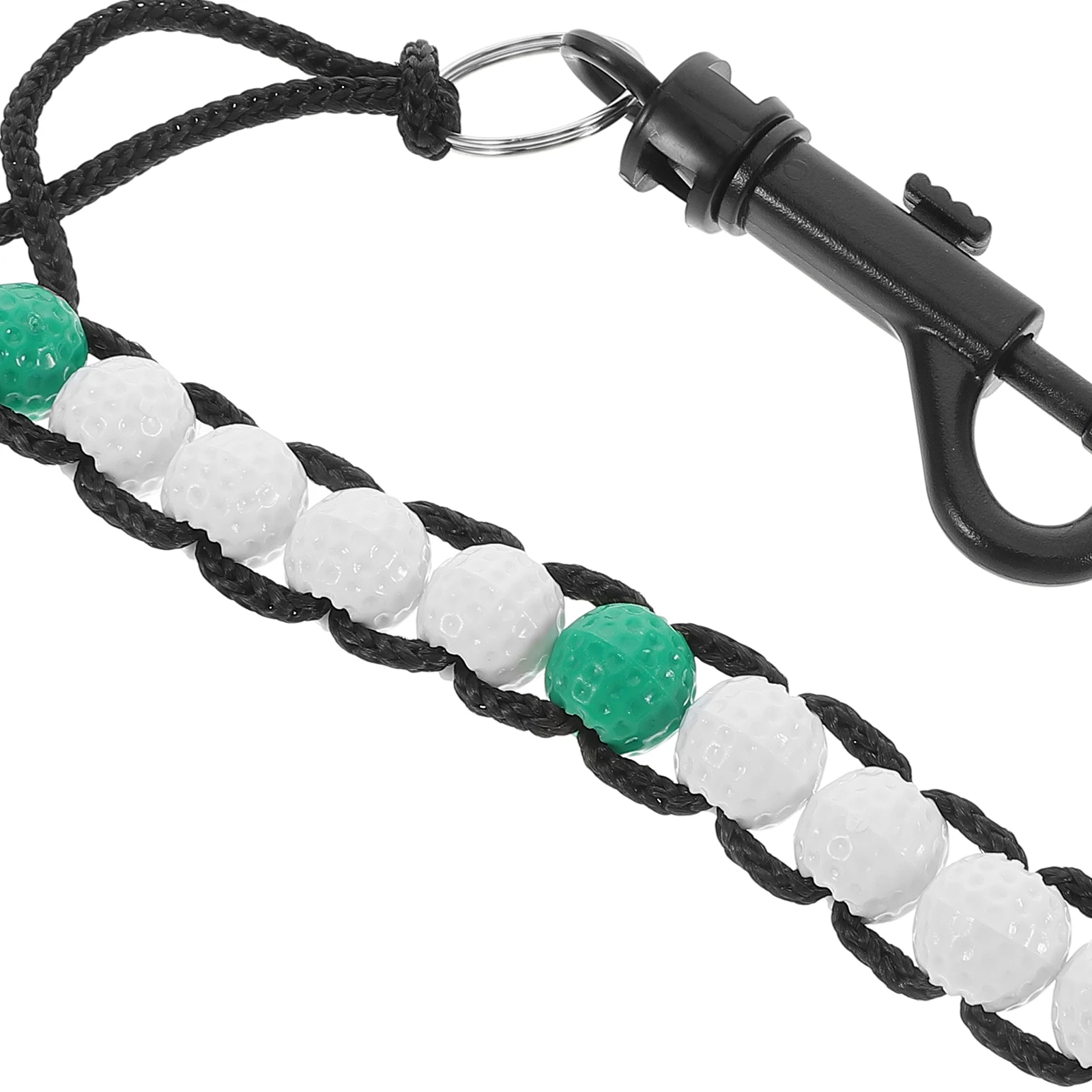 Golf Score Counter Beads String with Clip Portable Stroke Tracking Tool for Accurate Game Scoring in Golf Basketball Table