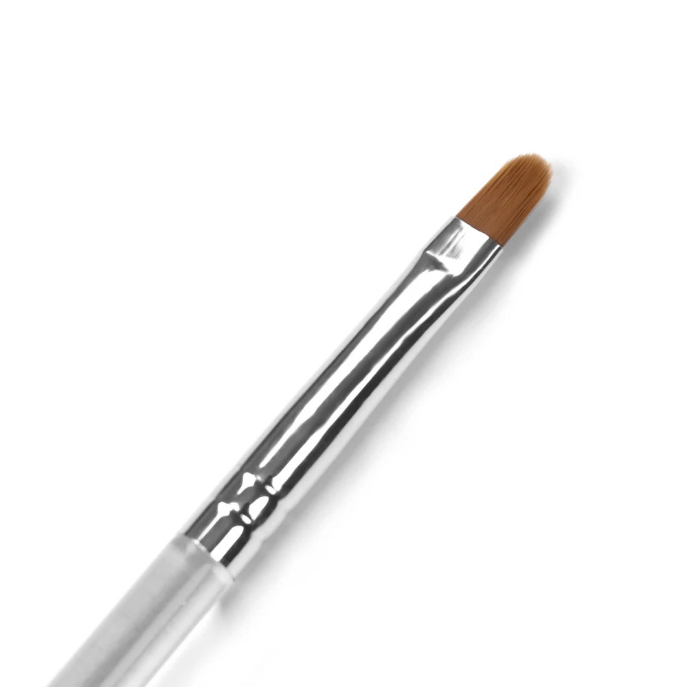 Nail Art Brush Round Head UV Gel Nail Art Tips Extension Transparent Pen Nylon Professional Painting Drawing Manicure Tool