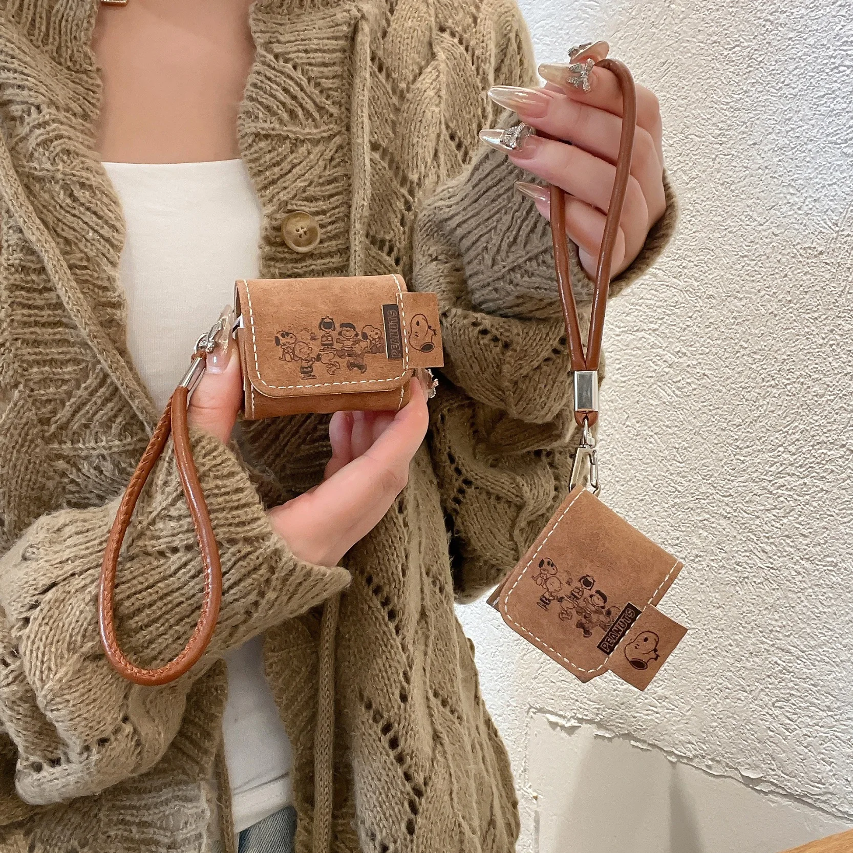 Cute Cartoon Snoopy Wireless Headset Protective Cover for AirPods 1 2 3 Pro Pro2 AirPods 4 Convenient Carrying