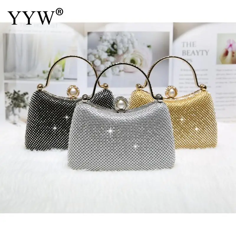 Luxury Women Clutch Bag With Diamonds 2023 Fashion Exquisite Vintage For Ladies Wedding Party Handbag Wallet Purse Evening Bag