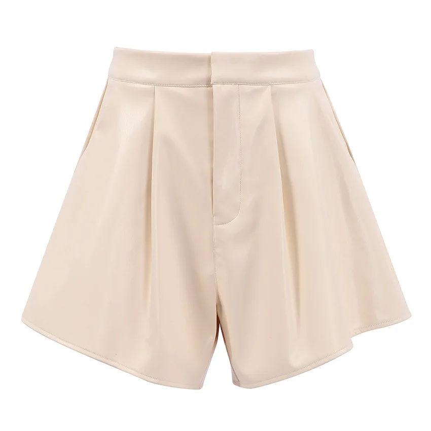 All-in-one high-waisted Hottie shorts pockets loose casual shorts wide leg pants women