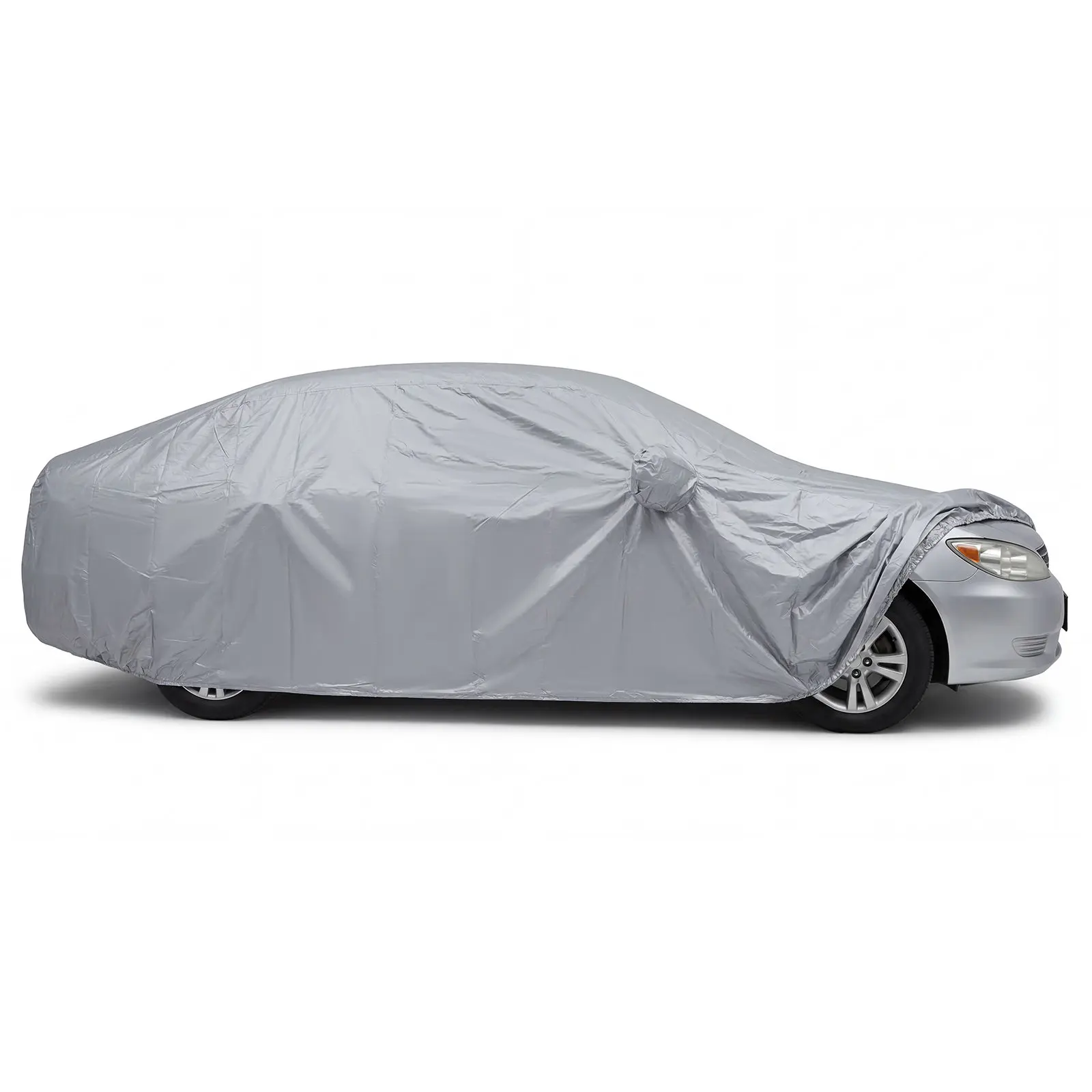 

Универсальный чехол для автомобиля XL размера, с серебряным покрытием, для защиты от снега, ветра и дождя на улице