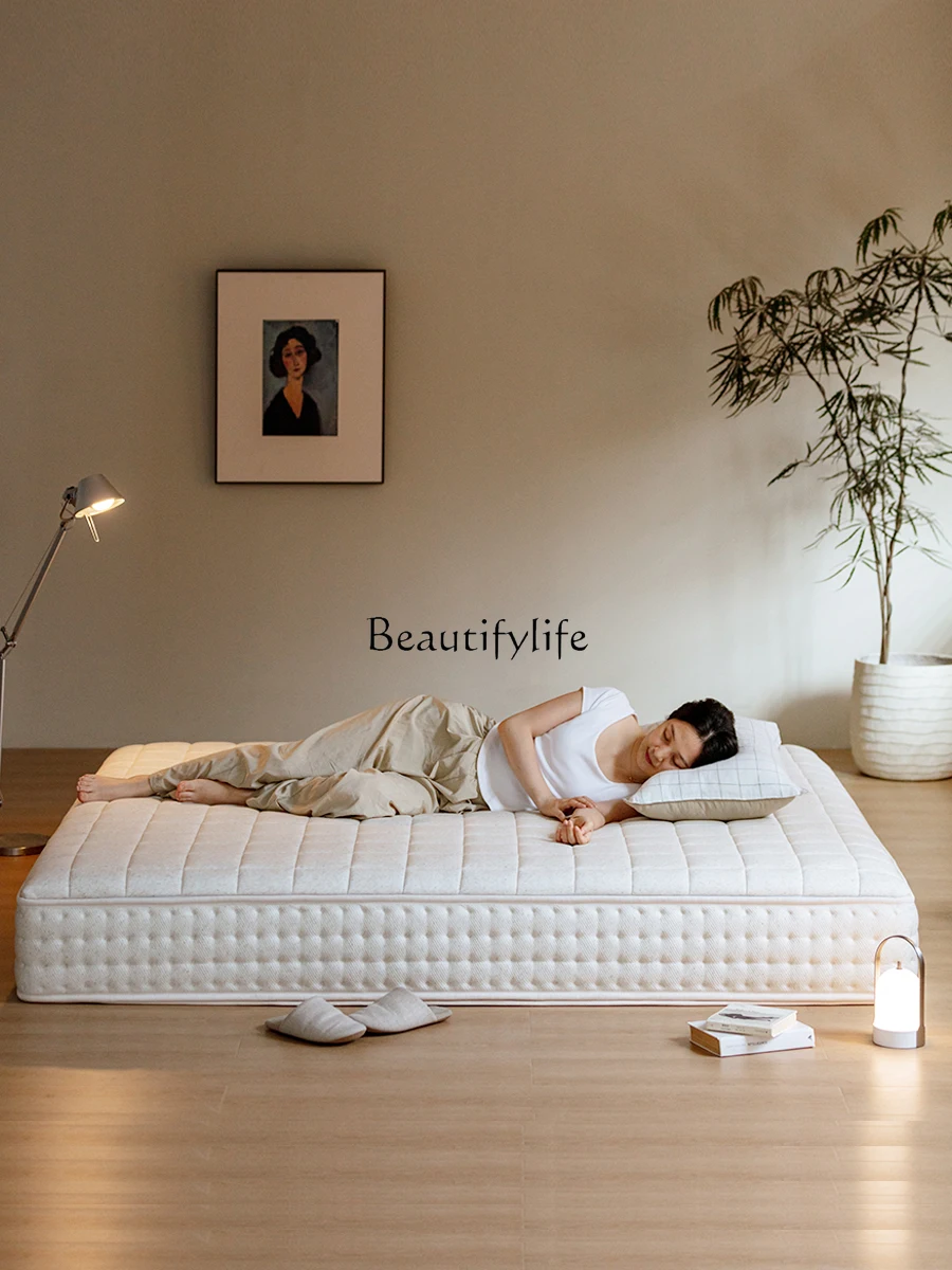 

Mattress Independent Spring Reversible Soft and Hard Natural Coconut Palm Double Mattress