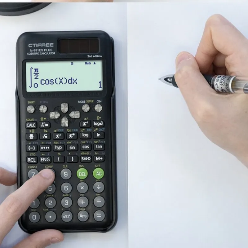 

New 991esplus2nd ABS Science Calculator Solar Energy 417 Functions Kinds of Multifunctional Student Calculators