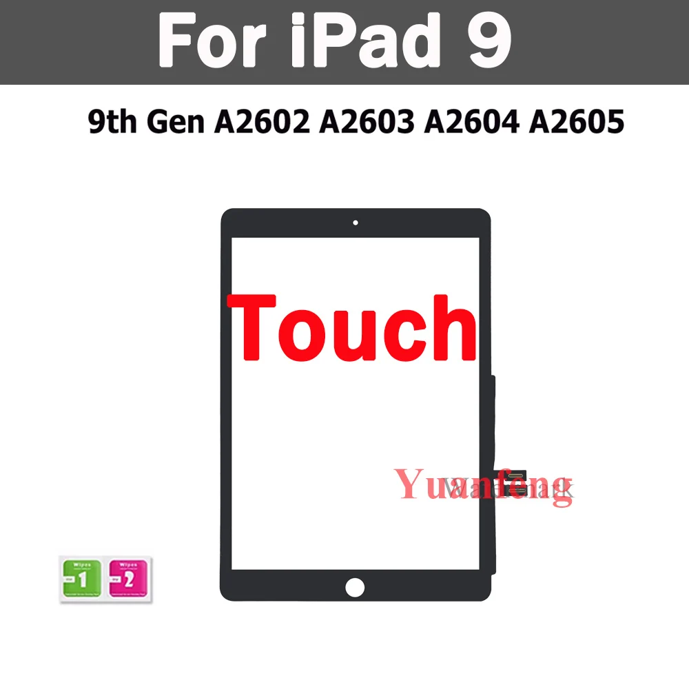 Reparatieset Voor IPad 9 (9e Generatie) – 10,2 Inch Digitizer Touchglas Met Homeknop, Geschikt Voor A2602/A2603/A2604/A2605 (2021)