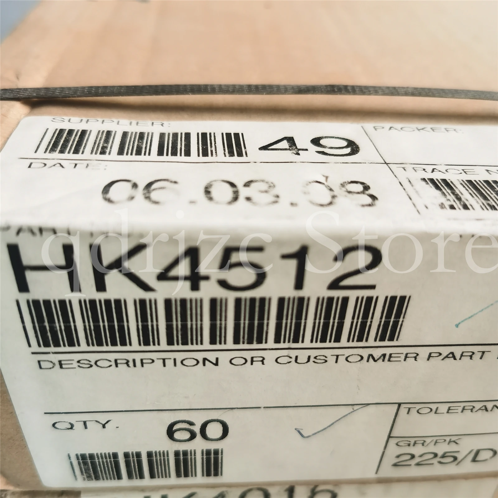 (1 unidad) Rodamiento de agujas TORRINGTON-TORR HK4512 = HK4512B TLA4512Z 45X52X12mm