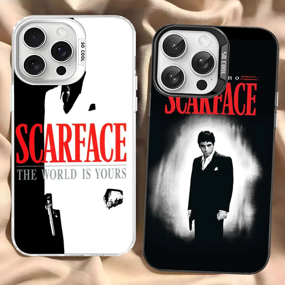 Scarface Tony Montana Phone Case For IPhone 16 15 14 13 12 11 Pro Max X XR XSMAX 8 7 Plus Matte Shockproof Back Cover