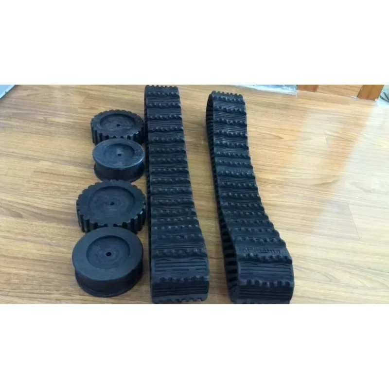Robot Rubber Track High Polymer Idler Wheel High Strength & Impact Resistance Durable for Heavy-duty Construction Use