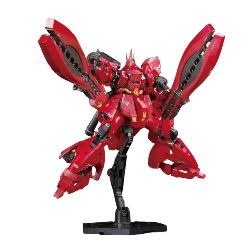 Bandai en Stock Original RG 1/144 GUNDAM Anime Figures MSN-04FF SAZABI GUNDAM Action Figure Jouets PVC Modèle de Collection pour Enfants