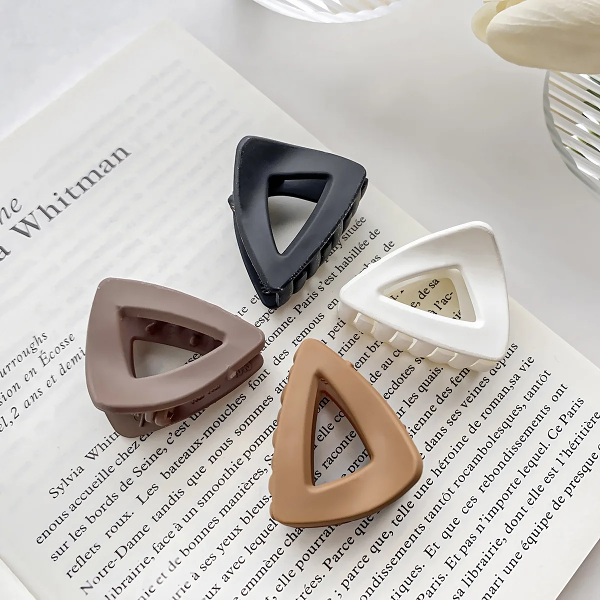 2024 New Fashion Small Love Geometry Solid Colorr Clip Hairpin Barrettes for Women Girl Accessories Headwear Hair Claw Wholesale