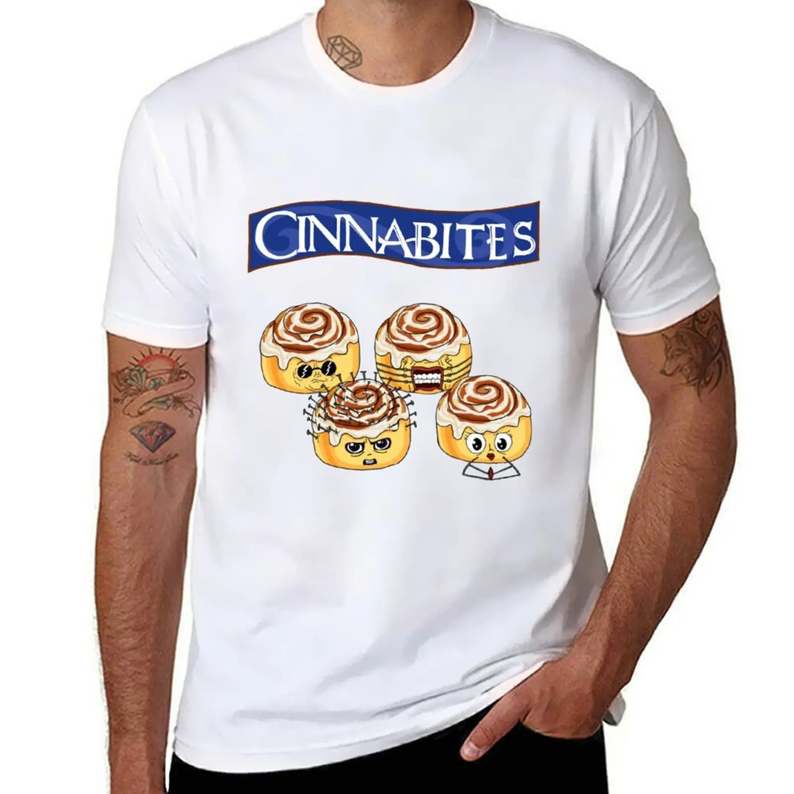 

Cinnabites T-Shirt man t shirt summer funny t shirts cotton T-Shirt