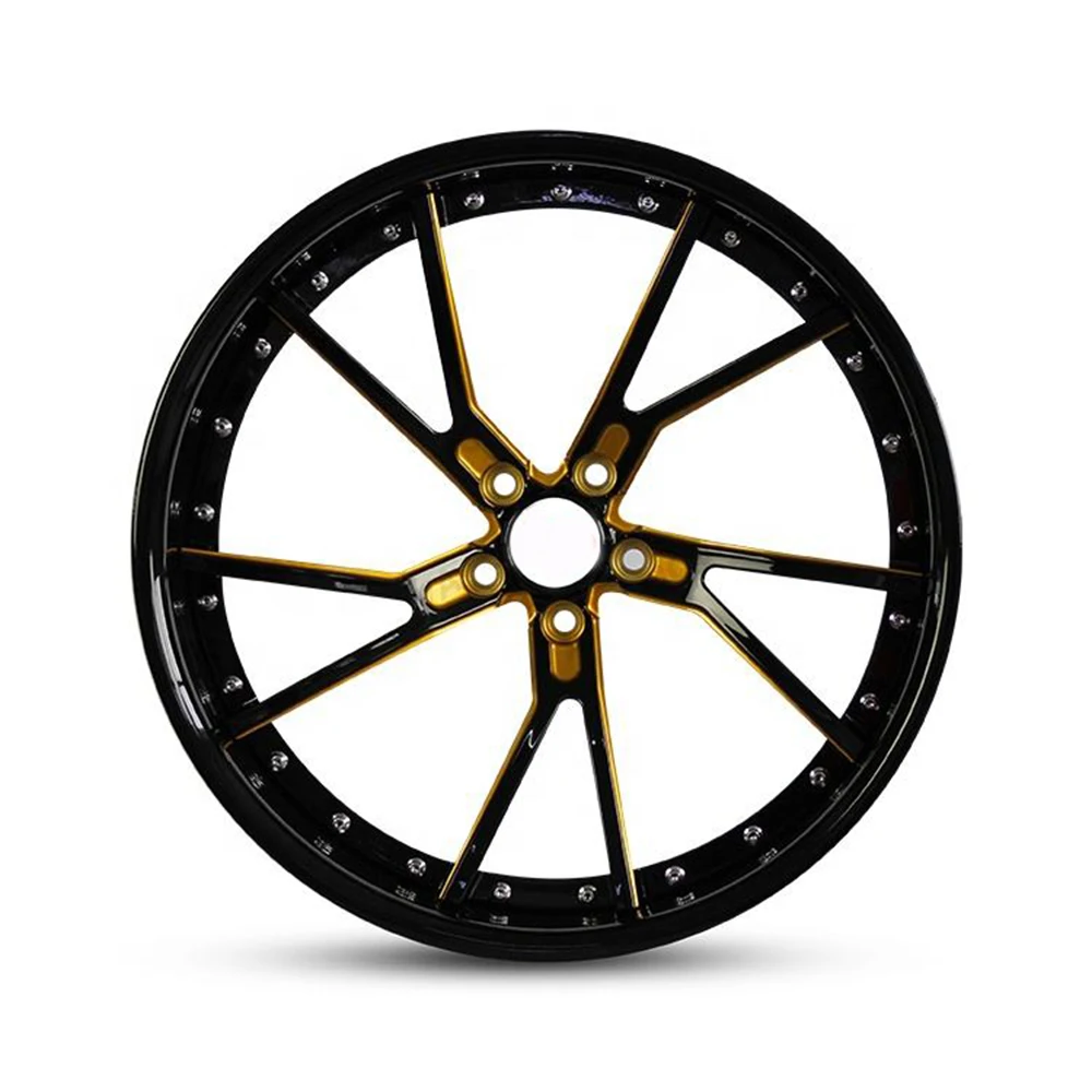 Alloy Wheel Factory Wholesale Custom 18 19inch Forged Wheels hub 2 piece