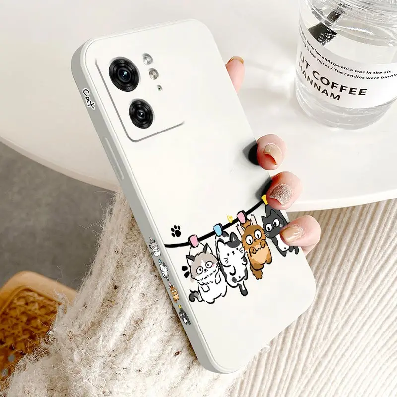EDGE40 Silikonowe etui na telefon Naughty Cat do Motorola Moto EDGE 40 30 20 40Neo EDGEPLUS E32 E22 E7 E22i E20 E13 E6S E7POWER Cover — zdjęcie 6
