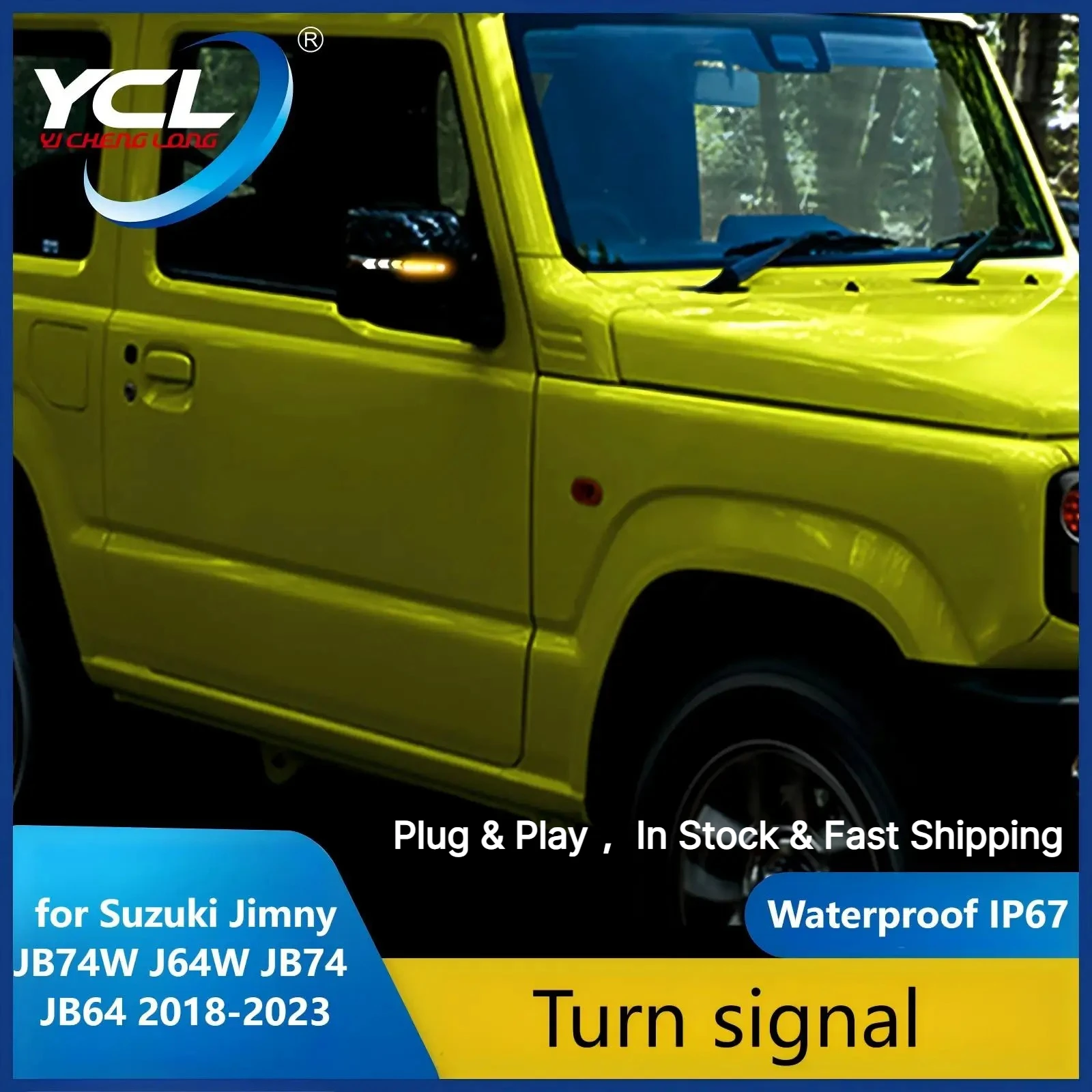 

5 Doors Jimny Accessories Car LED Side Mirror Turn Signal Indicator for Suzuki Jimny JB74W JB64W JB74 JB64 2018-2023 Waterproof