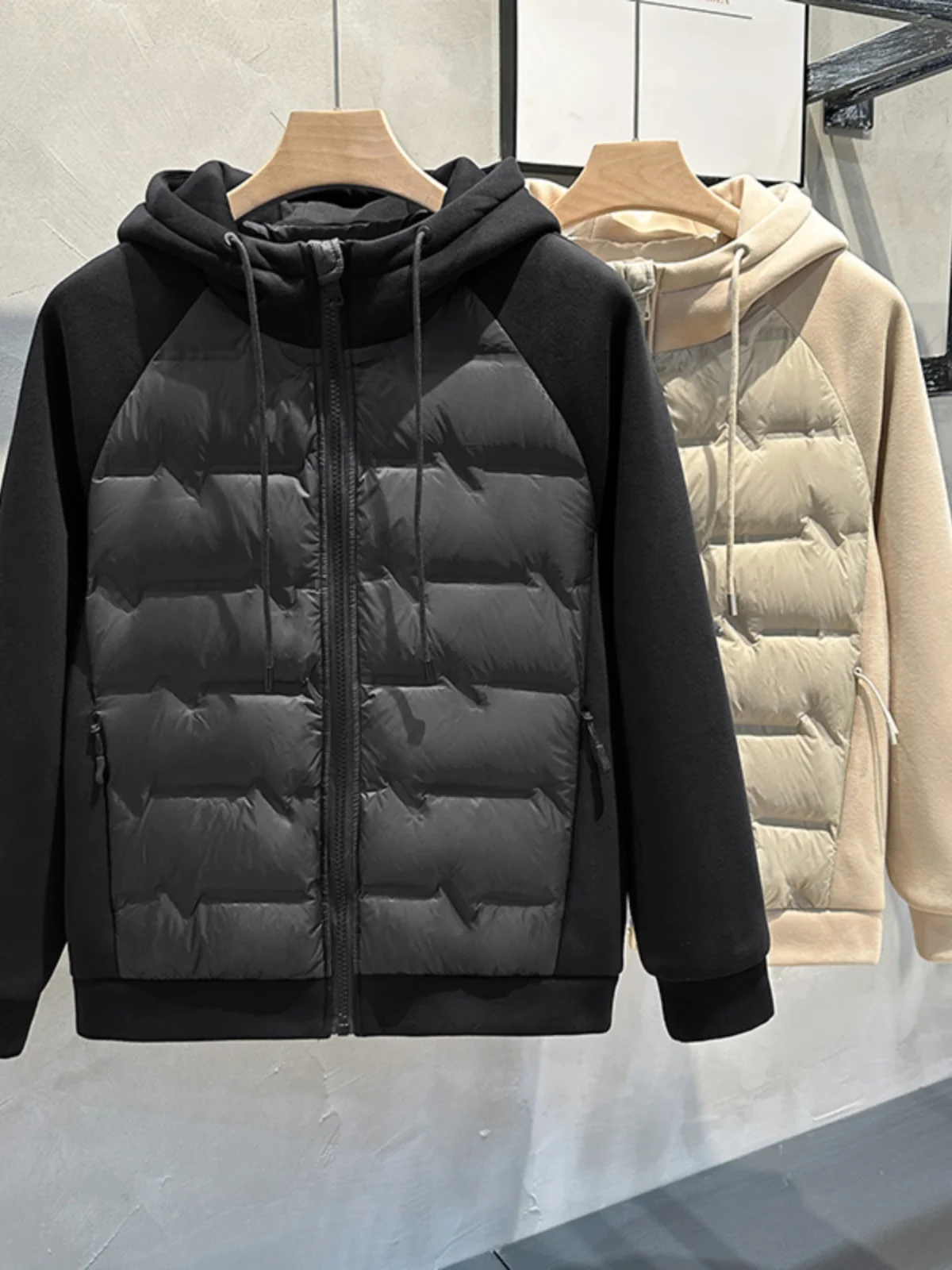 

Зимняя утепленная куртка-пуховик с капюшоном для мужчин, повседневная, свободного кроя, модная, с длинными рукавами, теплая, молодежная, популярная модель