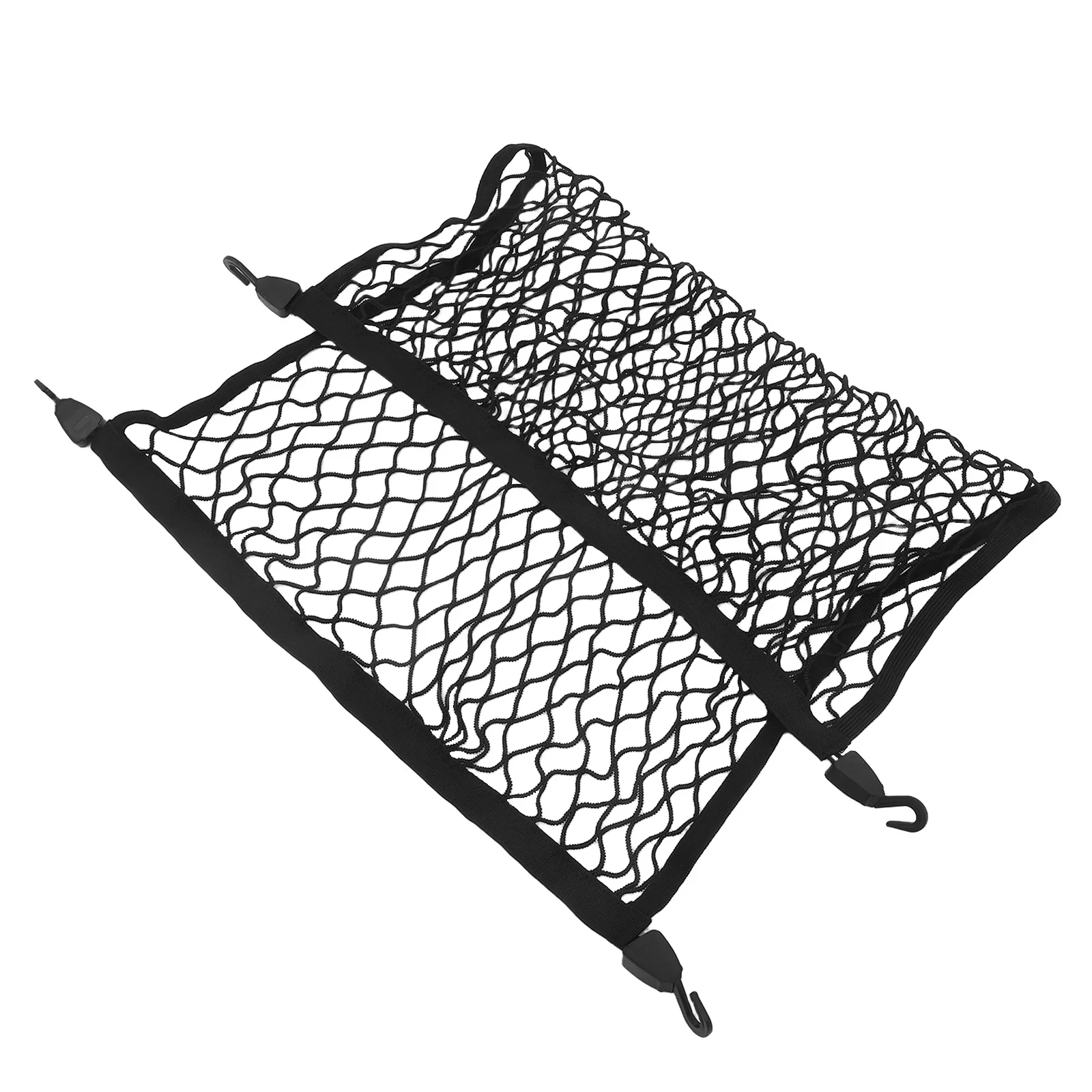 

Stretchable Cargo Net for Wagon Garden Cart Elastic Mesh Cover Bungee Netting Outdoor Camping Trailer Utility Attachment
