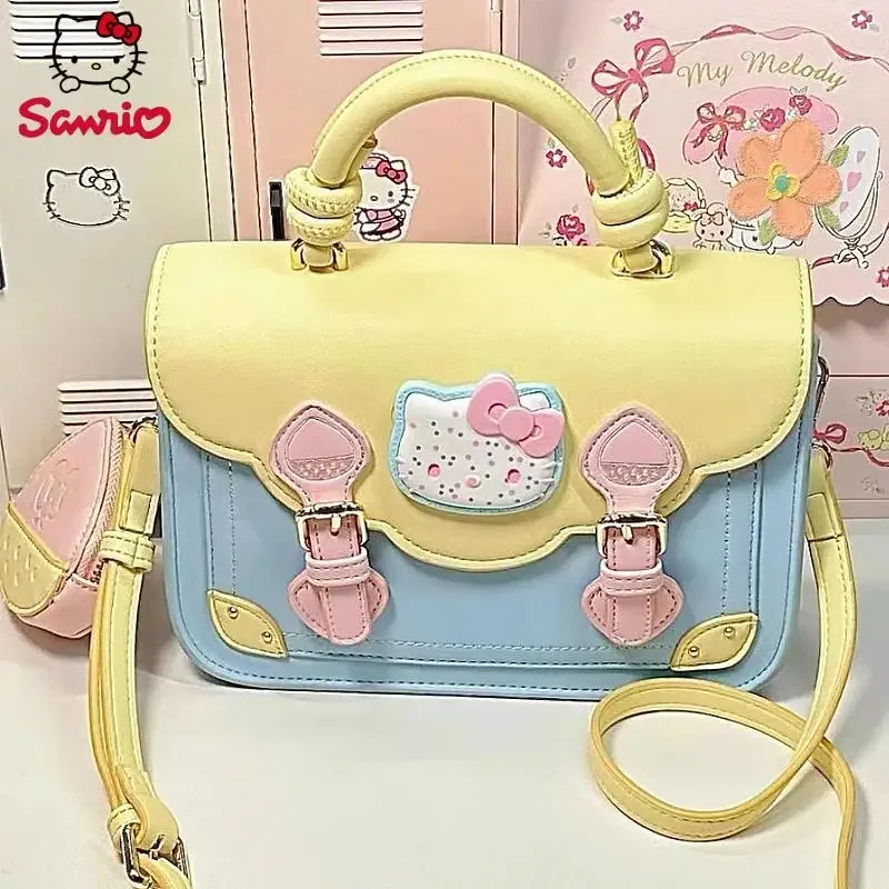 Sanrio Hello Kitty moda Messenger Bag kobiety Pochacco luksusowy Design estetyczne torebki Y2k Cartoon Cartoon torba na ramię