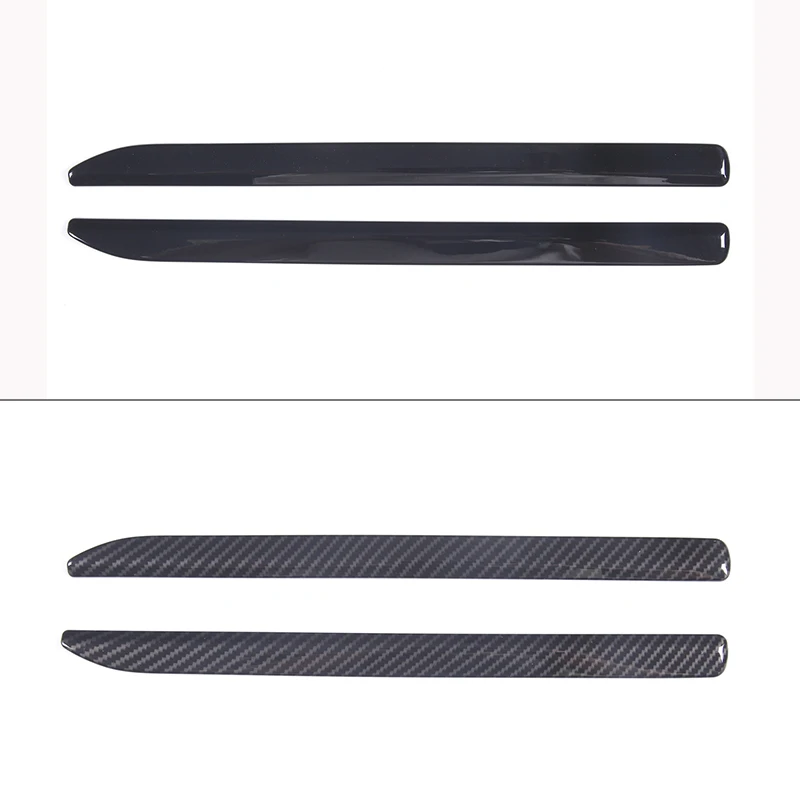 ABS Carbon Fiber/Gloss Black Car Rear Fender Waist Line Trim Strip For Land Rover Range Rover Vogue L460 2023 Auto Accessories