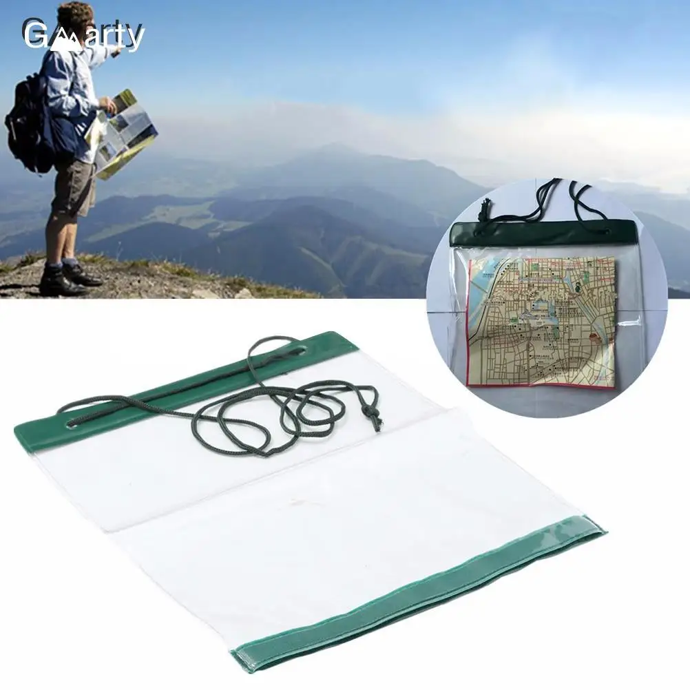 1Pc New Practical Outdoor Camping Hiking Clear Map Waterproof Covers Storage Case Dry Bag