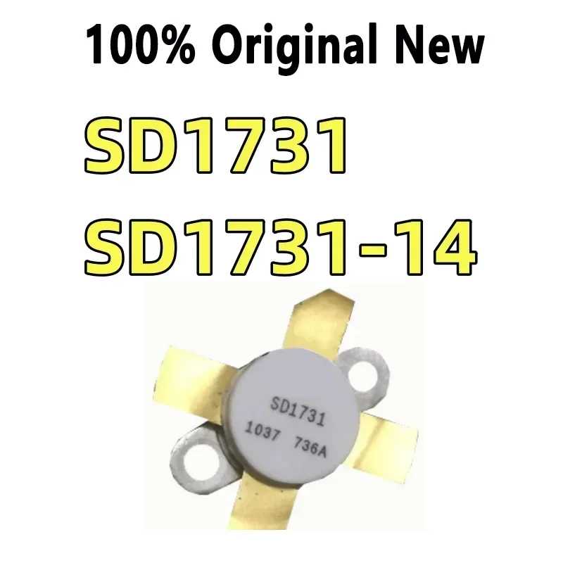 100% Tested  SD1731 SD1731-14 [ 50V-110V 20A 30MHz Package code: .500 4LFL (M174) ]   RF POWER BIPOLAR TRANSISTORS