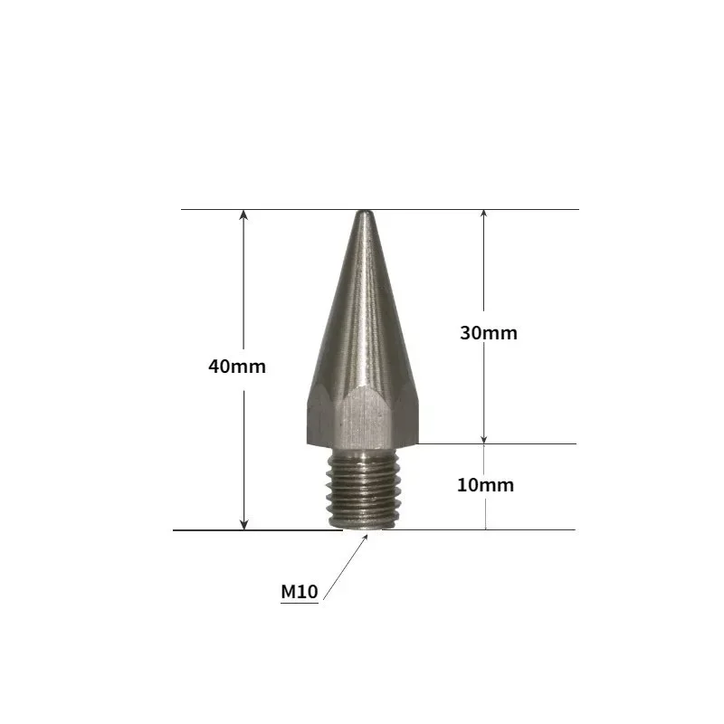 Prisms Pole Stainless Steel Replacement Point Prisms Mini Rod 1/4\