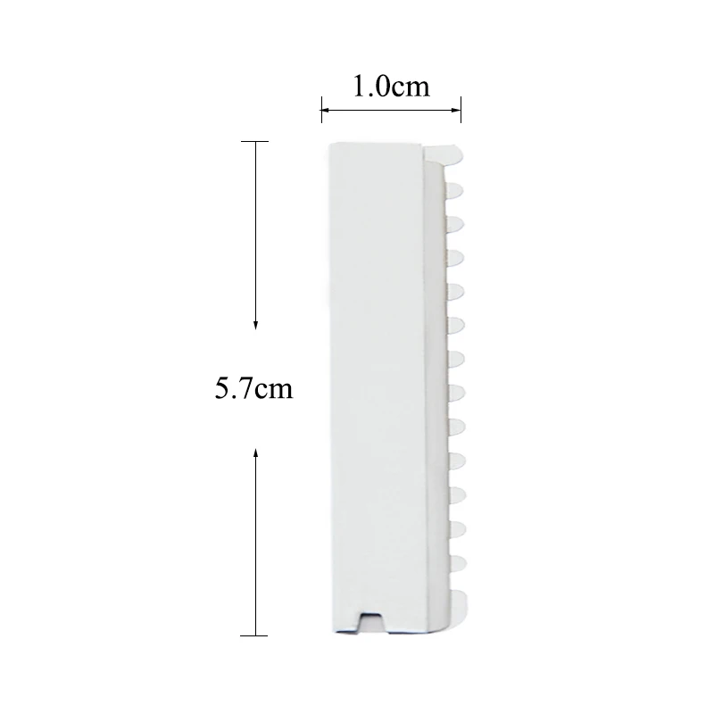 Rasoirs Professionnels en Acier Inoxydable pour Ministres les Cheveux, 10/20 Pièces, C0013A