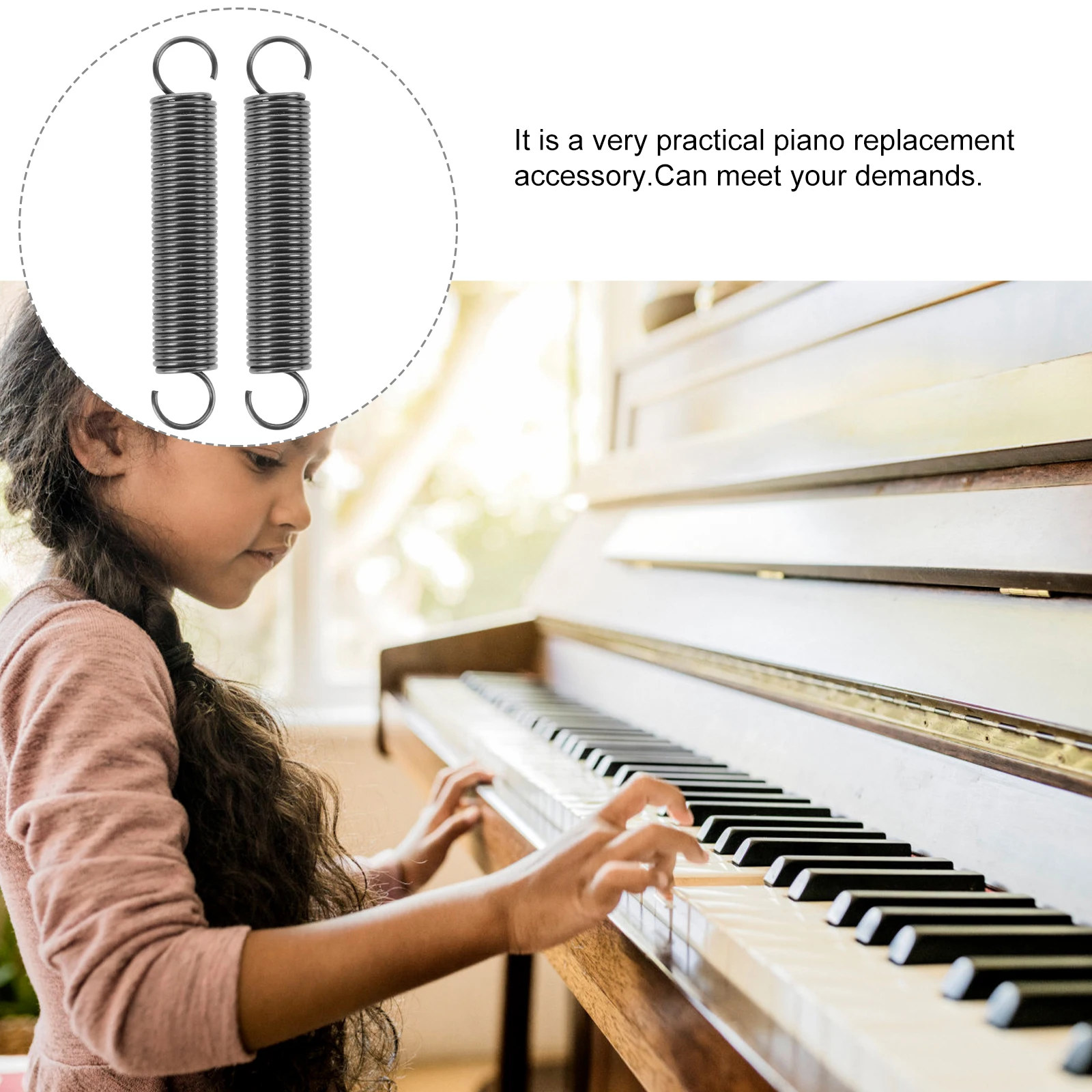 

2pcs Tuning Spring Replacement Upright Piano Repair Part Vertical Springs Replacements For Piano Maintenance Instrument