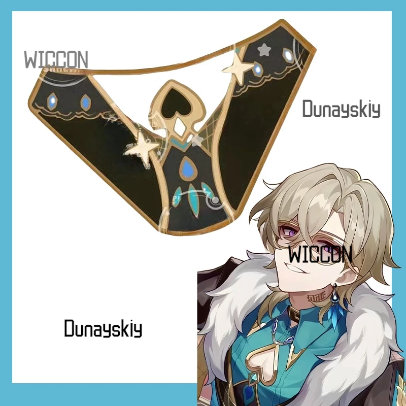 هونكاي ستار ريل دكتور. مجموعة دبابيس معدنية من Ratio Aventurine Anime - مجموعة شارات شخصية Gacha Game Merch هدية للجماهير