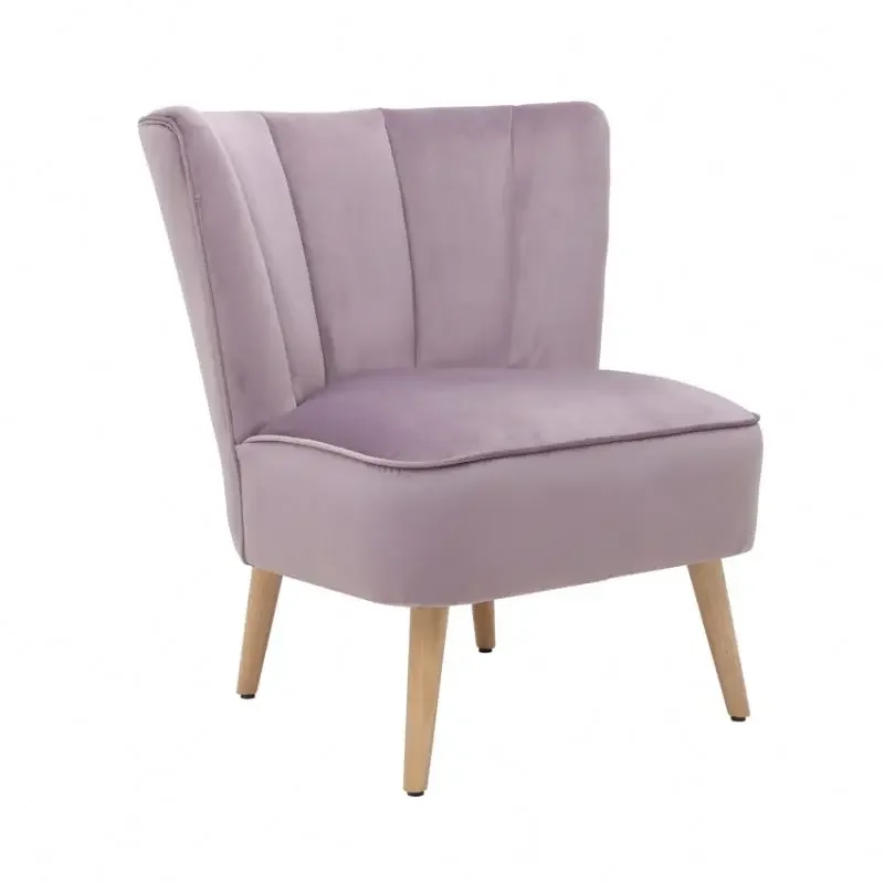 

ABCHot Sale Nordic Modern Multi-colored Linen Fabric Chair For Living Room