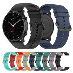 22mm silikonowy pasek do Huami Amazfit GTR 4/3/2 GTR 47mm tempo Stratos 3 2 2 S smartband z zegarkiem do zegarka Xiaomi kolor 2 S2 S1