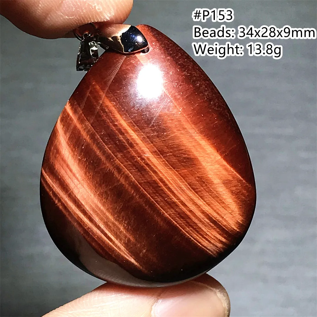 

Натуральный Красный Тигровый Глаз Подвеска Ювелирные Изделия Для Женщин Леди Мужчины Исцеляющий Кристалл Багатство Красота Любовь Подарок Бусины Рейки Драгоценный Камень AAAAA