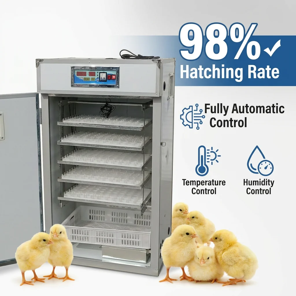 440 Chicken Eggs Incubator High Hatching Rate Electric 220V New