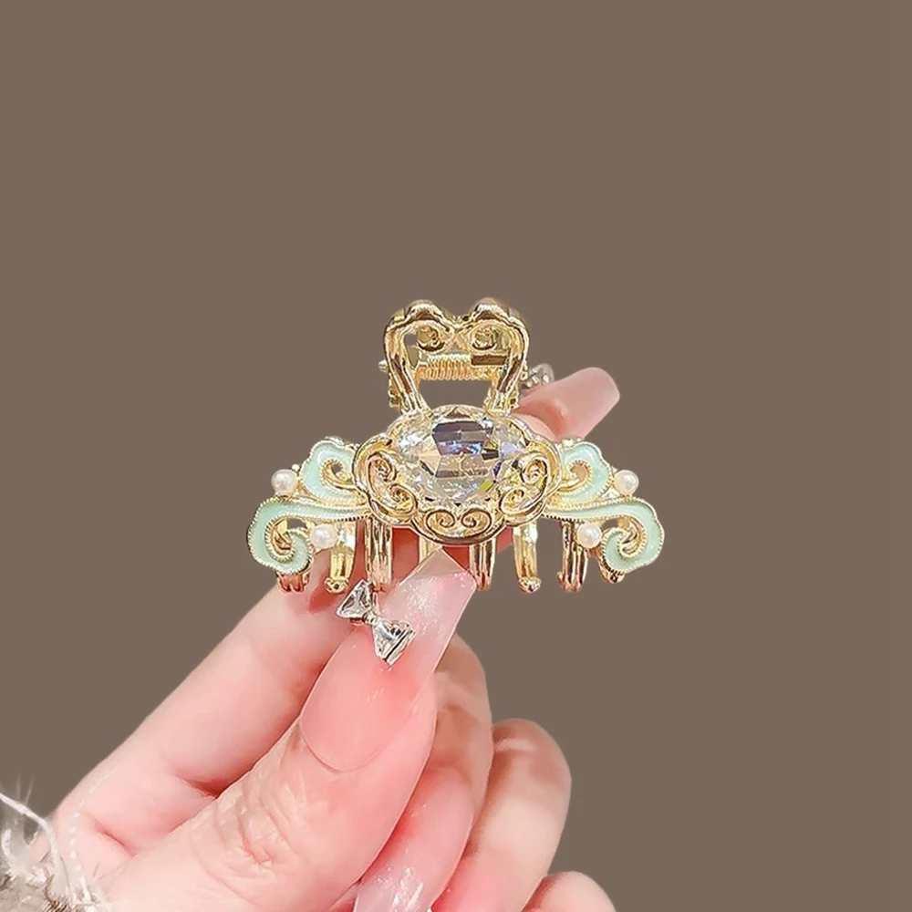 

Shining Xiangyun Hair Claws Women Ladies New Fashion Rhinestone Elegant Ponytail Hairpins Hair Accessorie