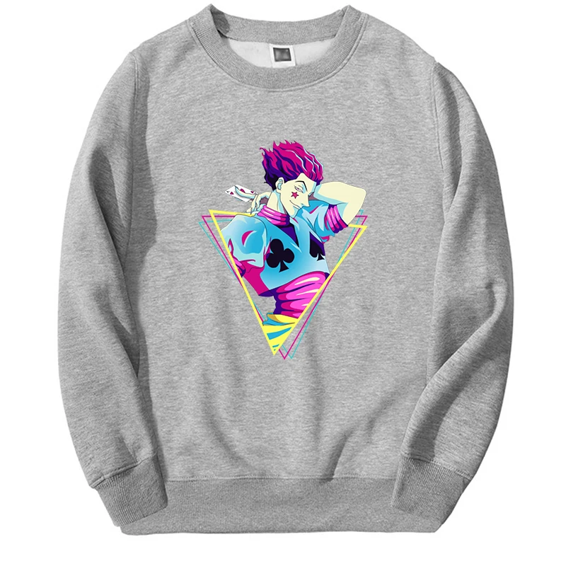 Hunter X Hunter Sweatshirt Men Women Hot Anime Killua Zoldyck Hisoka Graphic Harajuku Hoodie Loose Sportswear Unisex Manga Hoody