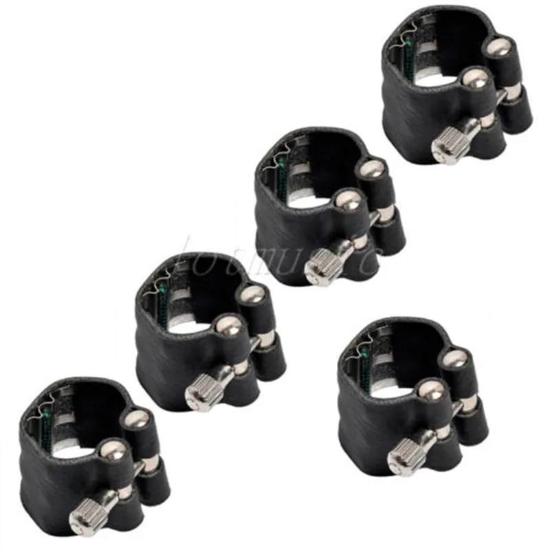 5pcs Soprano Saxophone Mouthpiece Ligature Fastener Sax Parts Essential Accessory for Saxophonists