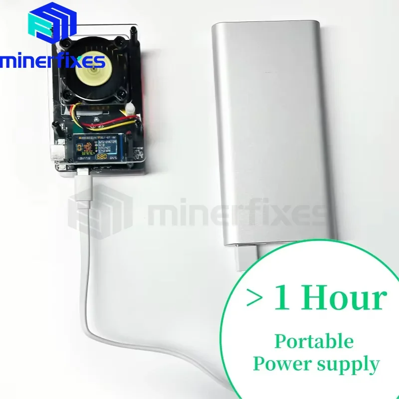 NMAxe Bitcoins Miner NM Miner BM1366 ASIC Chip Btc Miner Solo Lottery Bitaxe Ultra 500G Crypto Bitcoin Solo آلة التعدين #5