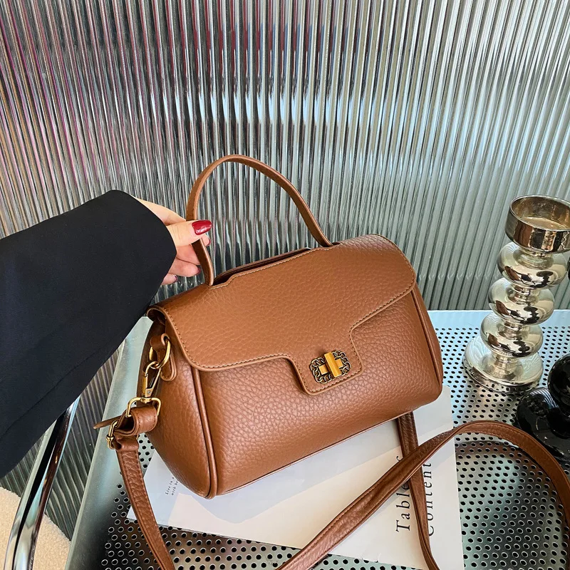 

New Kelly Square Bag Women's Fashion Portable Messenger Bag High-end Commuting Temperament