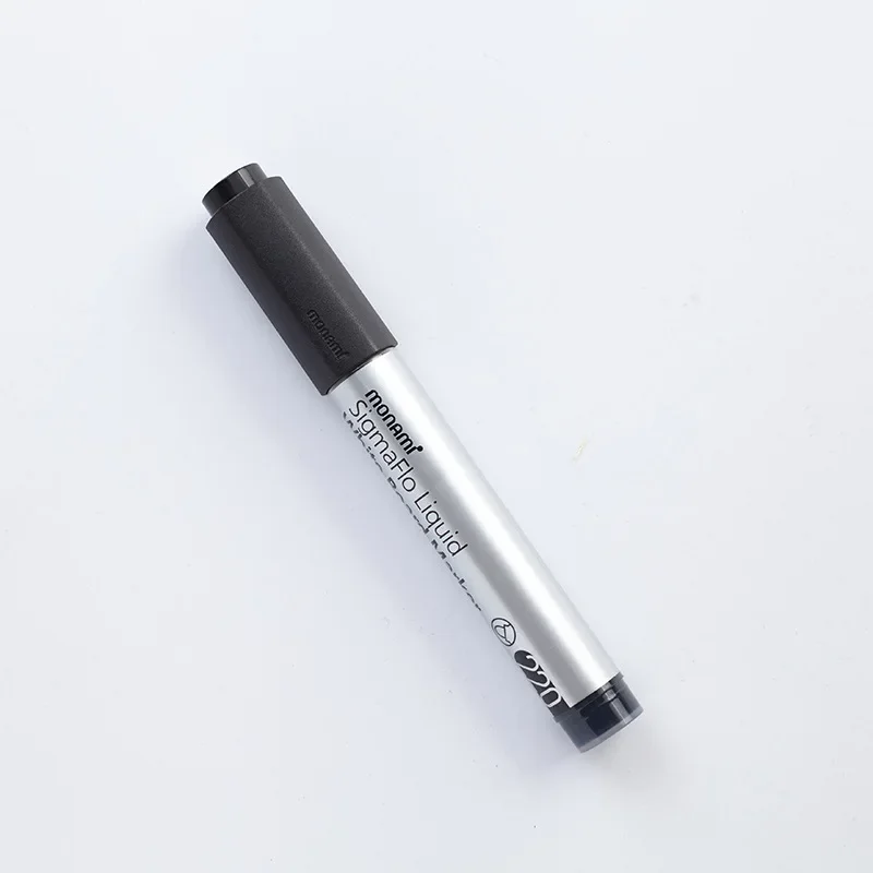 Stylo d'écriture liquide à base d'eau pour tableau blanc, stylo droit, fournitures scolaires utiles, grande capacité, 2.0mm, 1PC, 220