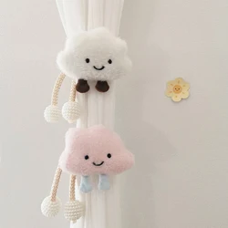 Daisy Flower Pearl Clasp Tieback Window Curtain Buckle Clip Kids Room Hanging Curtain Holders Tie Backs Curtain Accessories Home