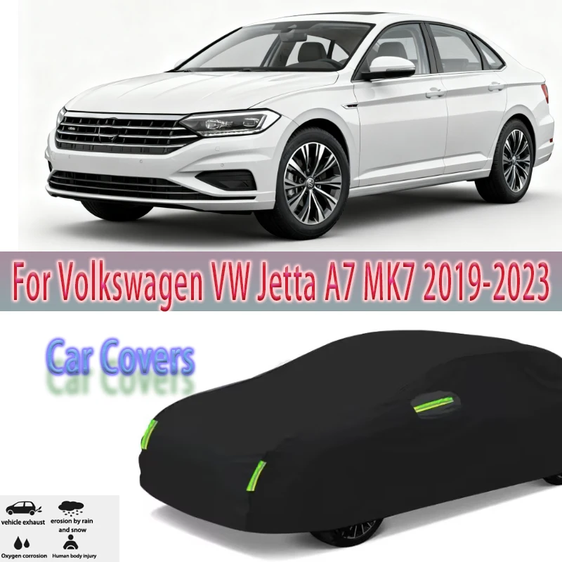 

For Volkswagen VW Jetta A7 MK7 2019 - 2023 Outdoor Protection Full Car Covers Snow Cover Sunshade Waterproof Dustproof Exterior