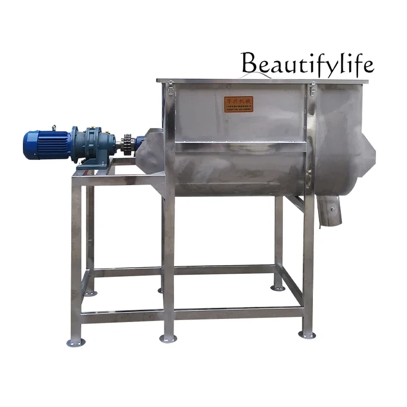 

Dry and wet horizontal mixer stainless steel food mixer