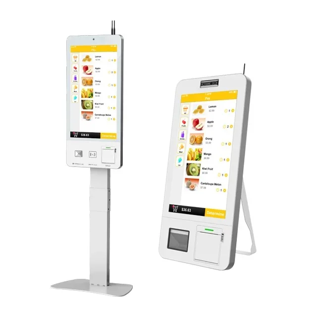 Fast food kiosks Self-ordering kiosk bill payment food order terminal self service ordering machine kiosk for mc donalds Burger