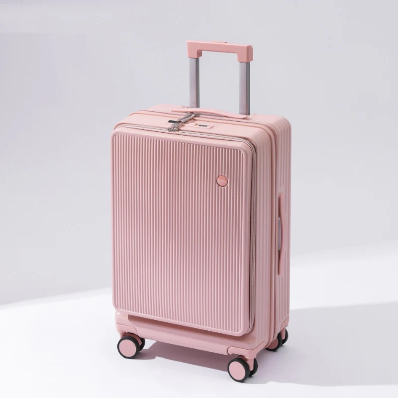 

Front-opening Multi-purpose Luggage Suitcase Unisex 20-26 inch Large Capacity Travel Carry-on Suitcase Trolley Password Case