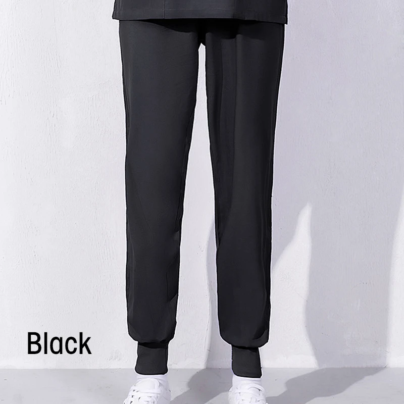 Medical Women Uniforms Hospital Nursing Pants Solid Color Nurse Work Pants Elastic Medical Trousers Female Beauty Salon Pet Doct