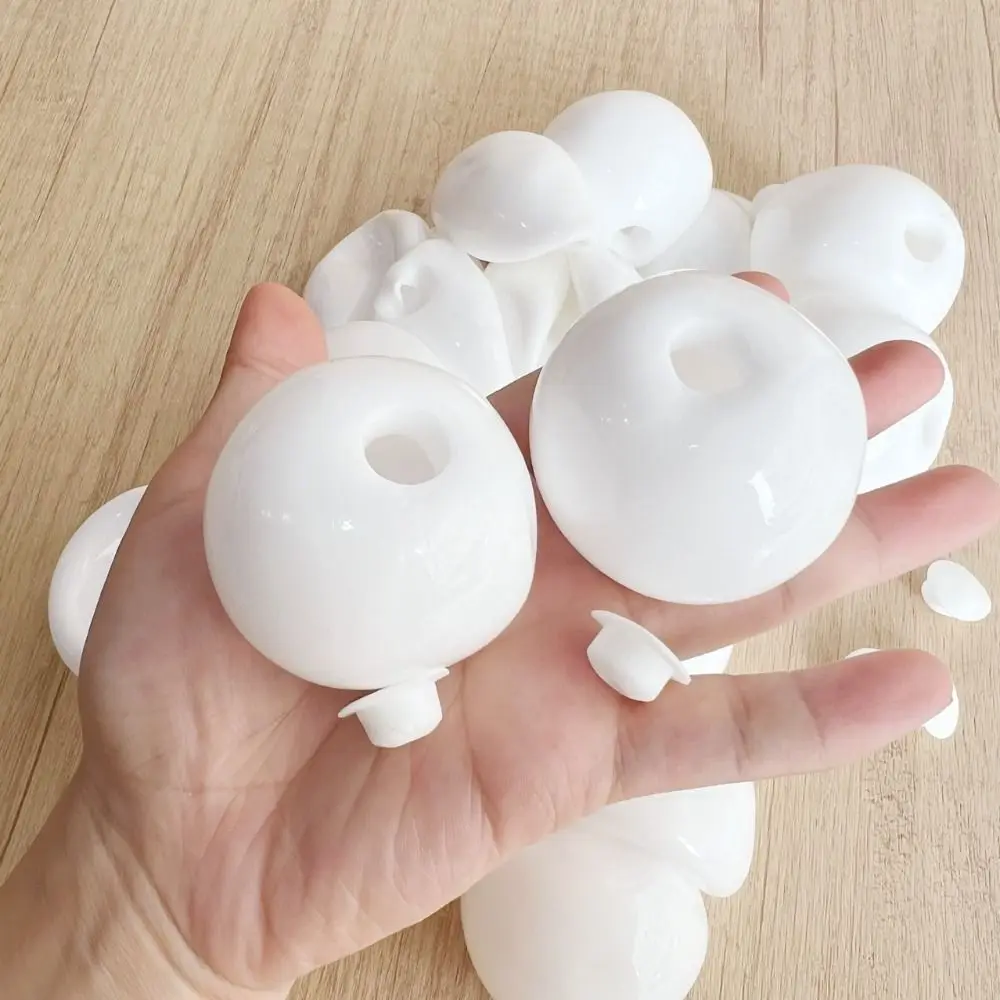 Slow Rebound DIY Empty Ball Skin Sphere Jewelry TRP Casting Molds DIY Pressure Ball Kit 4/5/6cm Transparent White